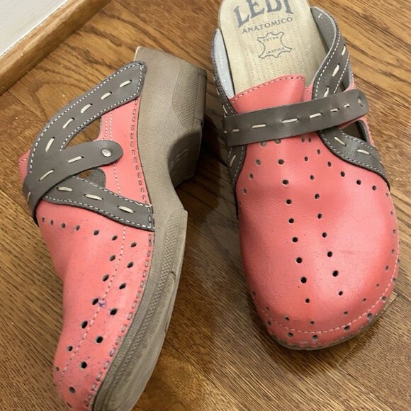 LEDI 311 Anatomic Clogs – European Leather Comfort, Size 8 - Picture 5 of 9